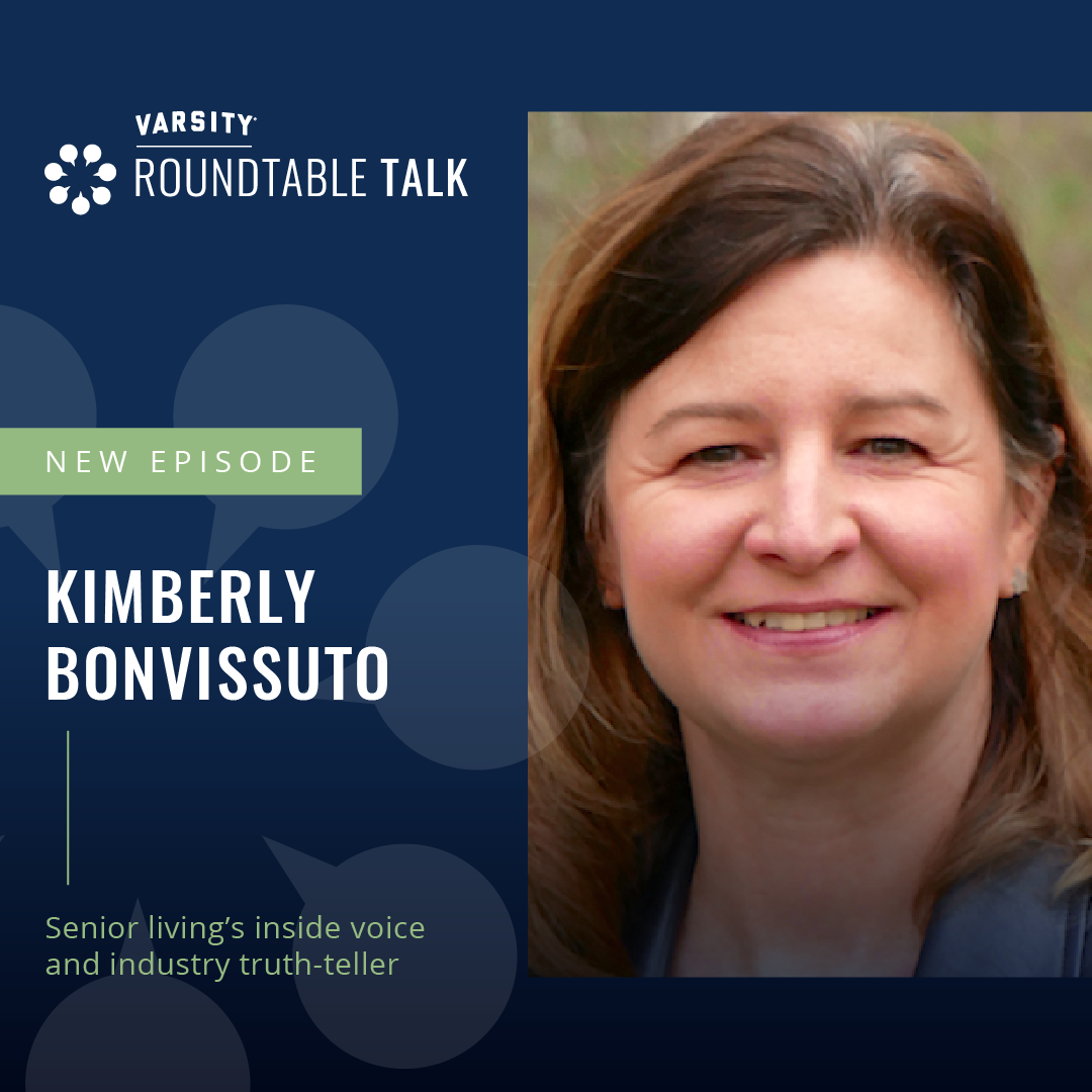 EP 27 / Kimberly Bonvissuto / Senior living journalist and editor shaping industry insight and dialogue episode artwork